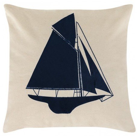 Cojín náutico con funda 'Velero' en decoracionmar.com