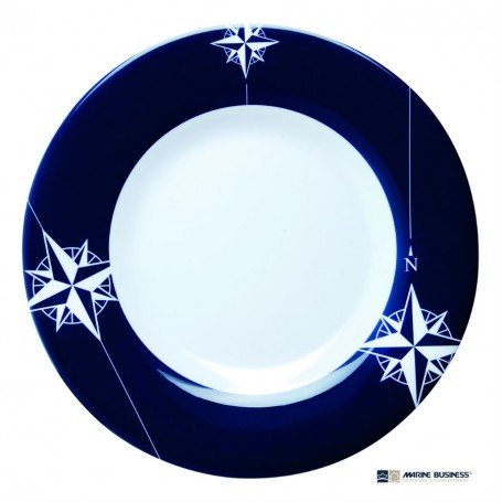Pack de vajilla de melamina irrompible Northwind (6 servicios) en decoracionmar.com para decoración náutica y marinera