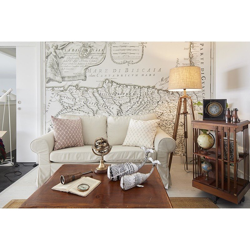 Ballenas decorativas vintage en metal