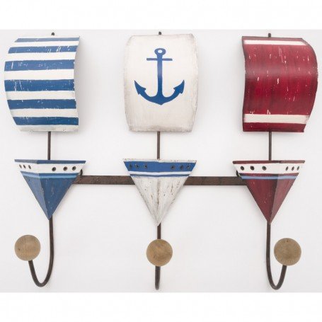 Colgadores perchero madera barcos Colgadores perchero madera barcos
