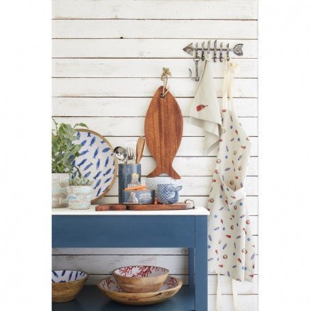 Colgador perchero pescado decorativo 