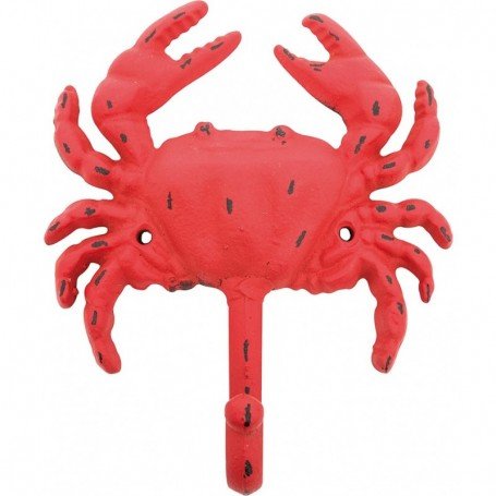 Perchero cangrejo marino decorativo