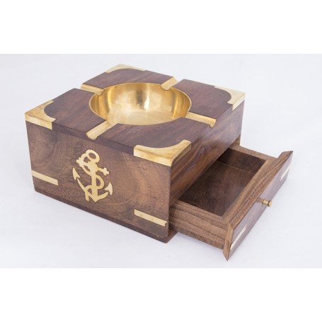 cenicero náutico con cajón