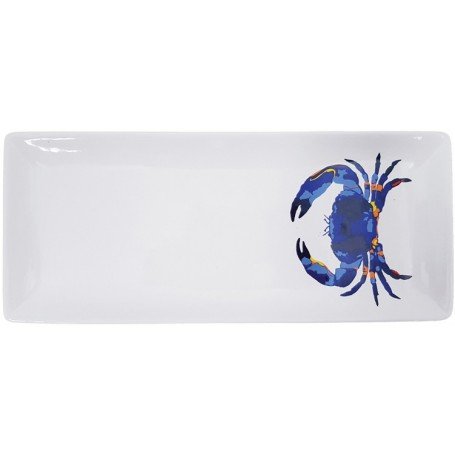 plato rectangular cangrejo drenec