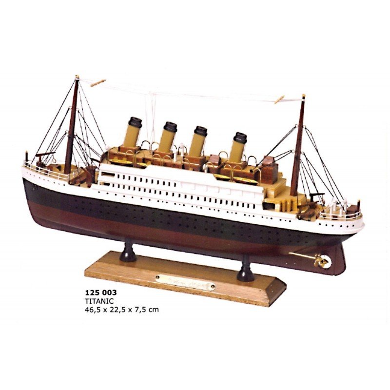 Maqueta del buque de vapor transatlántico Titanic