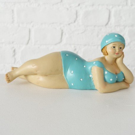 Figuras bañistas en resina decoración náutica