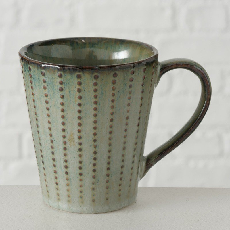 Taza náutica de porcelana erizo de mar