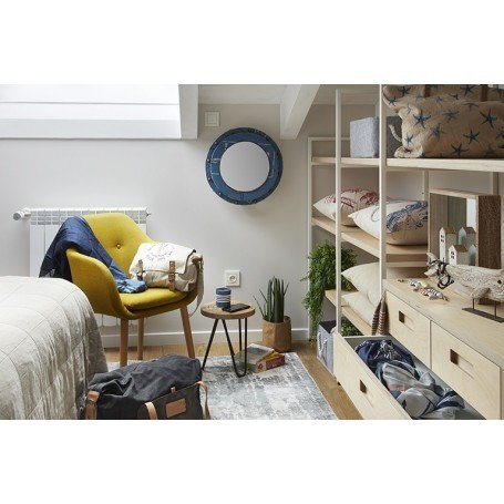 Espejo decorativo ojo de buey para pared