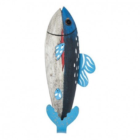 Colgador pescado marinero decorativo