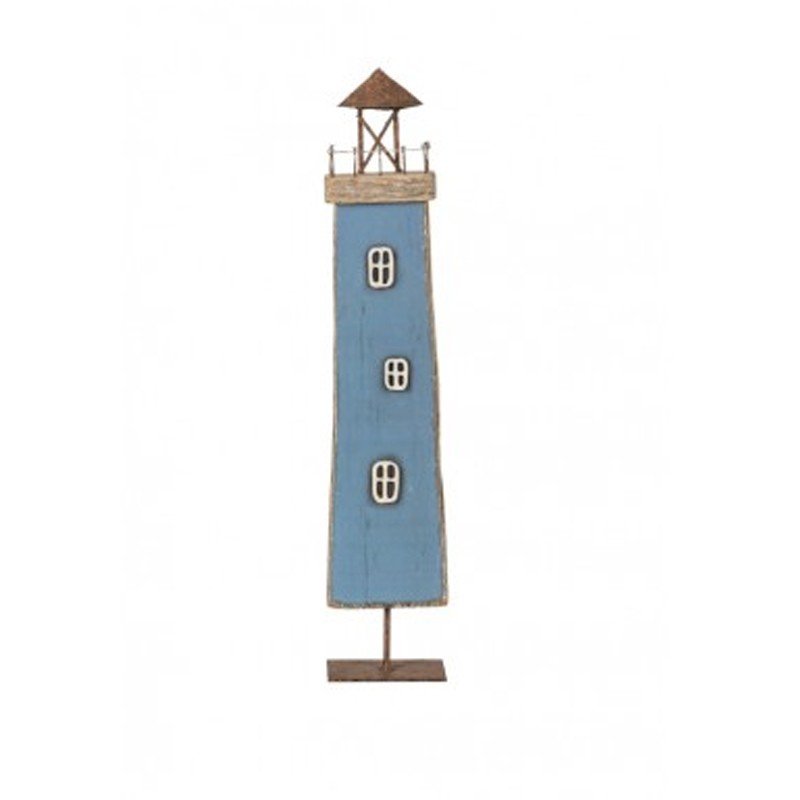 Faro decorativo marinero en color azul