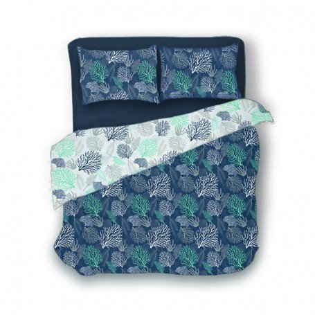Funda nórdica y dos almohadones para cama doble