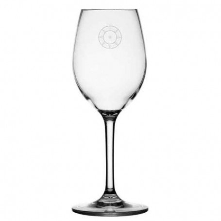 Copa de vino en color transparente