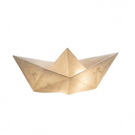 Lámpara en forma de barco de papel
