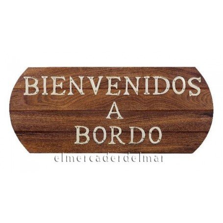 Plafón náutico Bienvenidos a Bordo