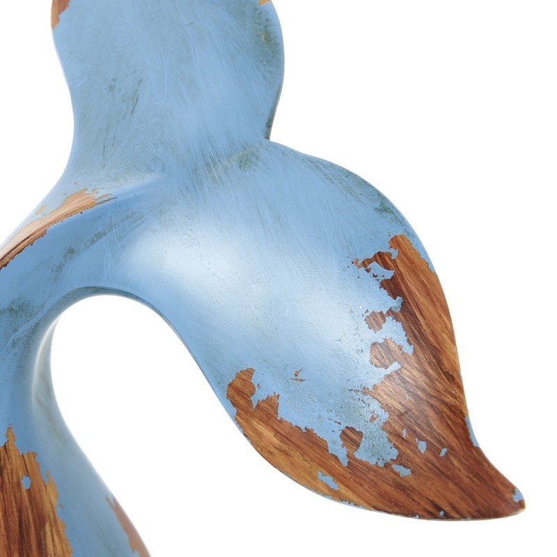 Cola de ballena resina decoración marinera