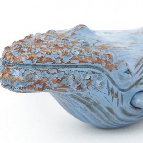 Figura marinera ballena efecto madera Figura marinera ballena efecto madera