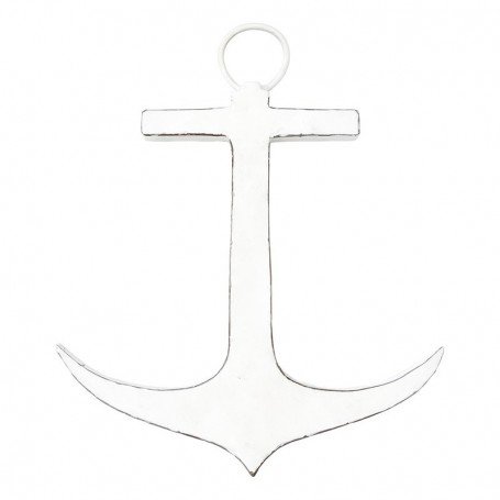 Ancla blanca de metal
