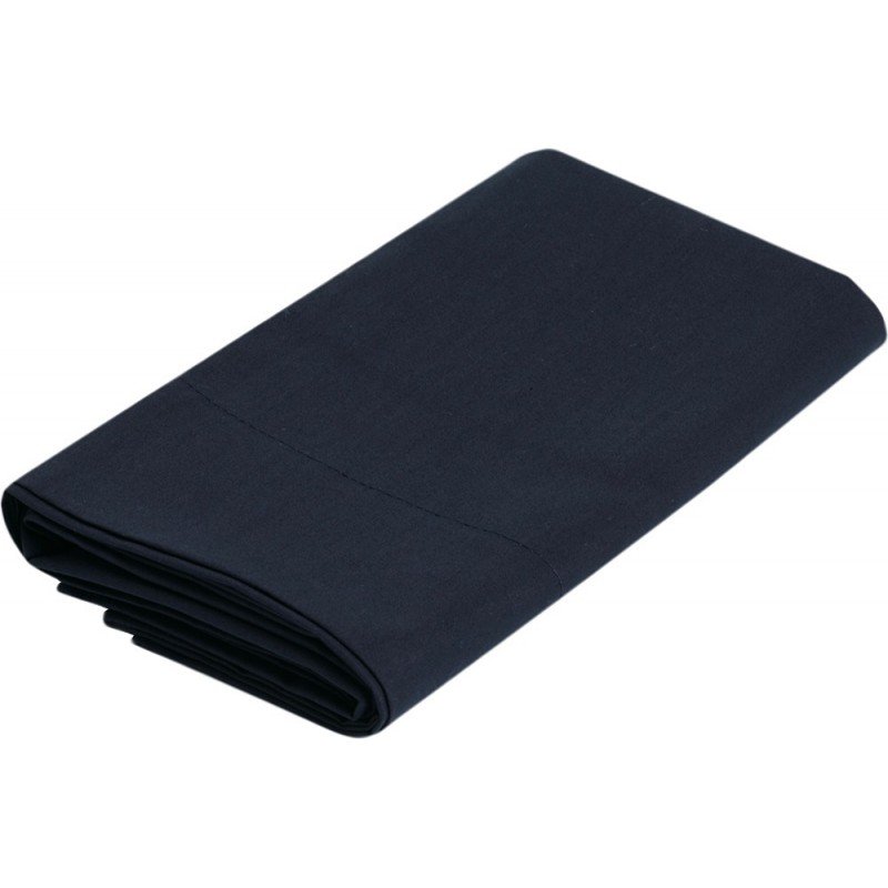 Funda de almohada en color azul.