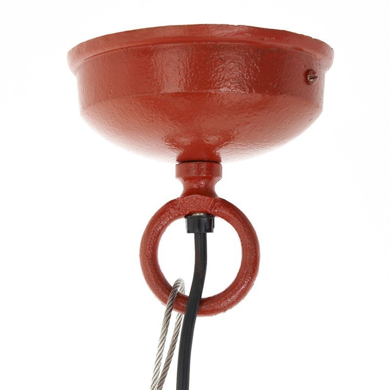 Lámpara de techo en latón rojo