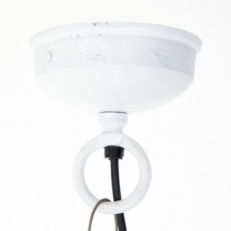 Lámpara de latón blanco para interiores
