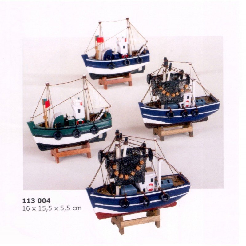 BARCO PESQUERO EN MINIATURA MARINERA