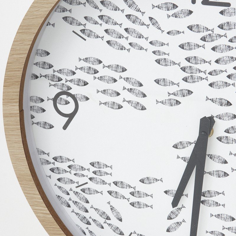 Reloj de pared peces decorativos
