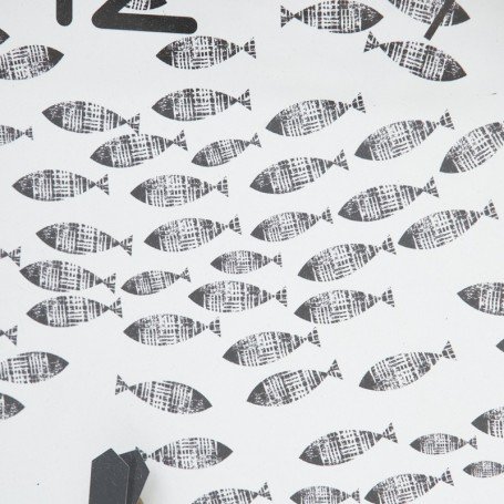 Reloj decorativo grupo de peces marinos