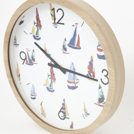 Reloj de pared veleros náuticos
