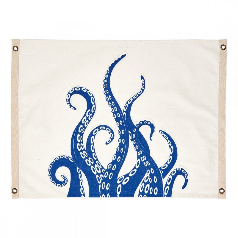 Bandera tapiz pulpo marino