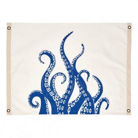 Bandera tapiz pulpo marino