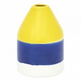Jarrón en cerámica boya de colores