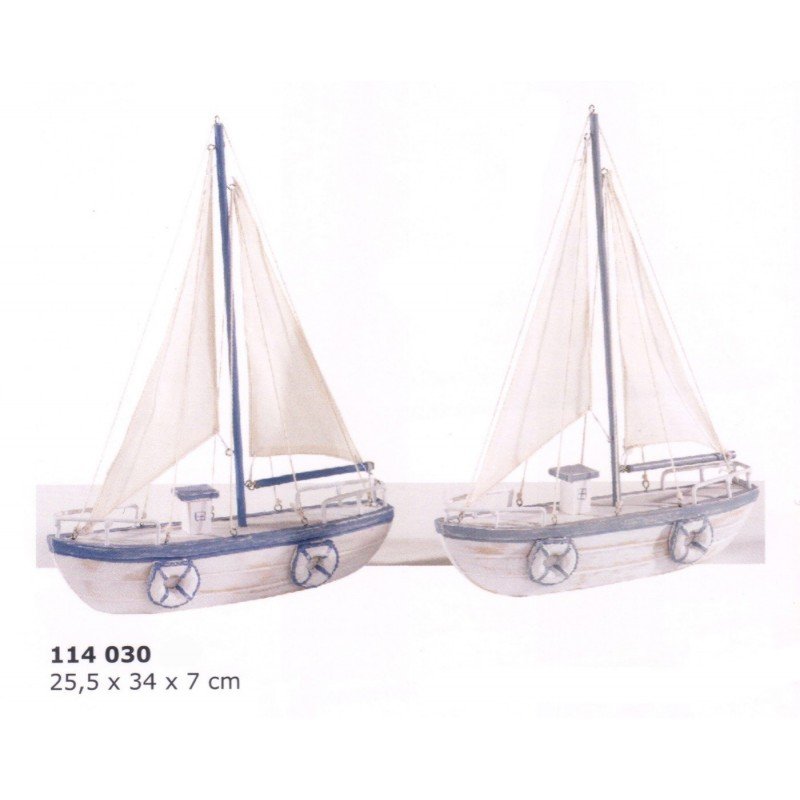 Maqueta náutica de velero rustico