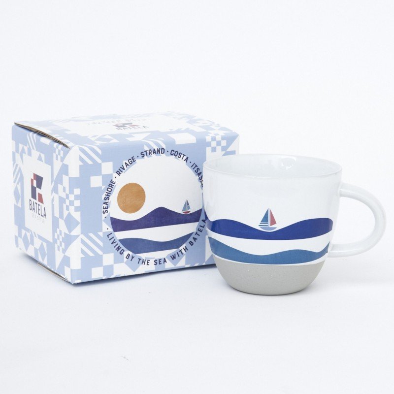 Mug taza de desayuno con caja