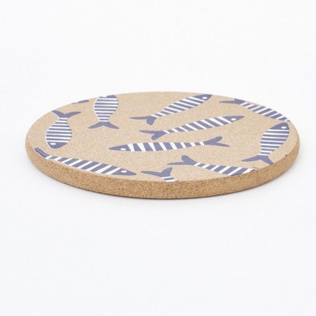 Salvamanteles de mesa con peces