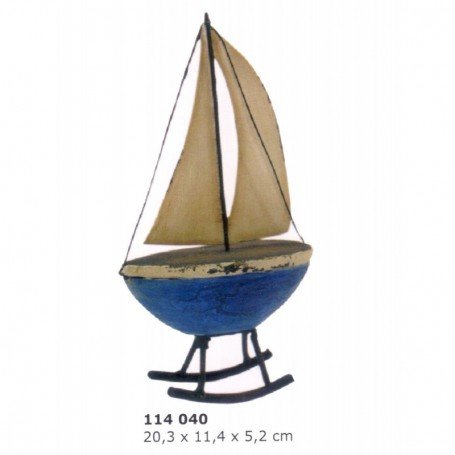 Miniatura marinera de velero balancín