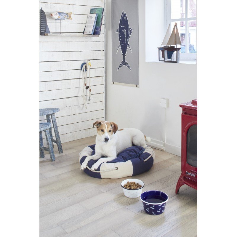 Cuenco comedero con anclas para perros