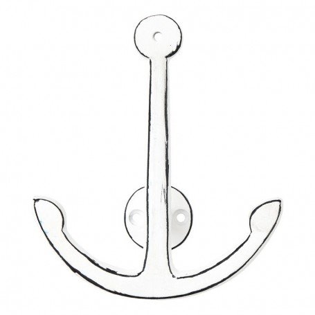 Perchero colgador marinero ancla en metal