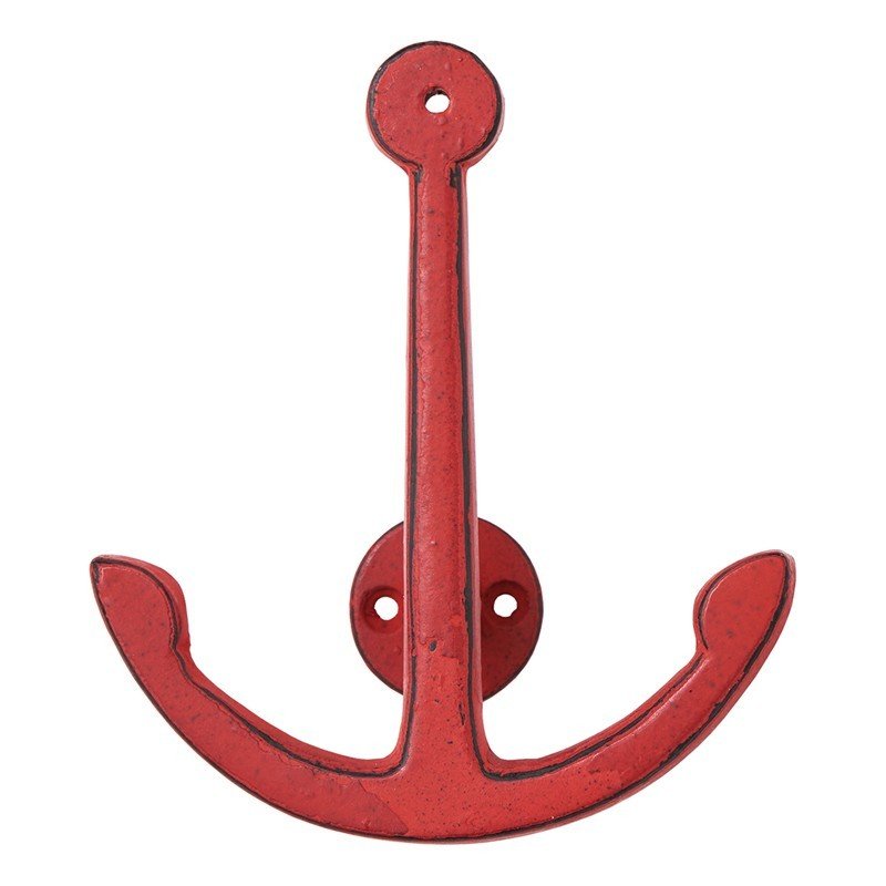 Perchero marinero ancla metálica