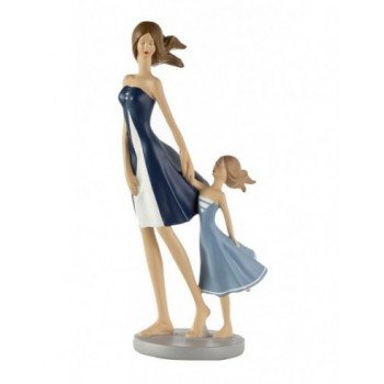 Figura marina de madre e hija 