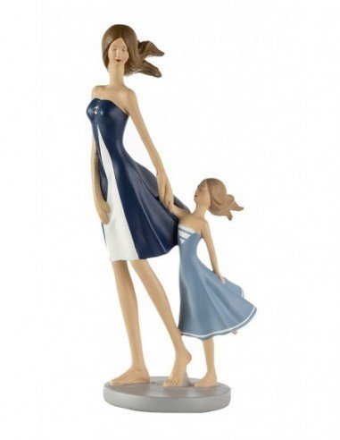 Figura marina de madre e hija 