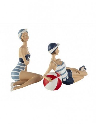 Escultura de bañistas