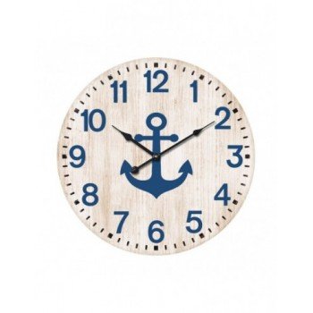 Reloj marítimo de ancla marina 