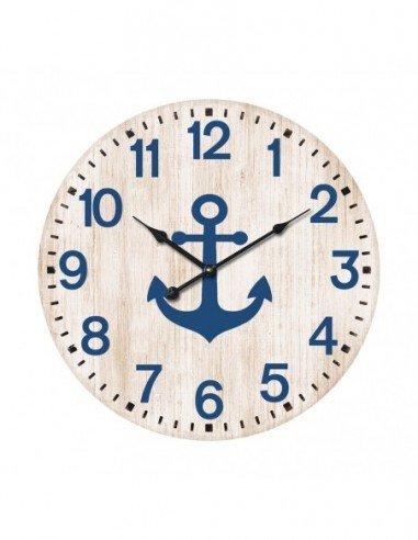 Reloj marítimo de ancla marina 