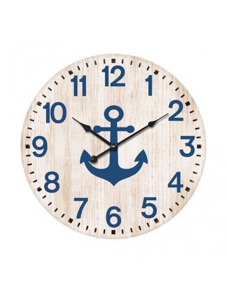 Reloj marítimo de ancla marina 