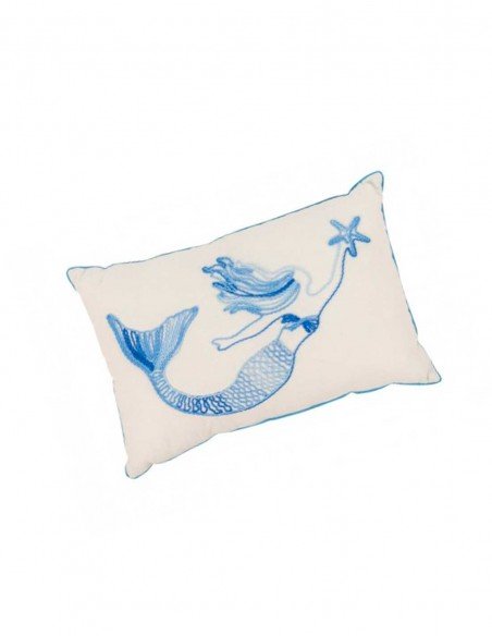 Almohadón con diseño de sirena