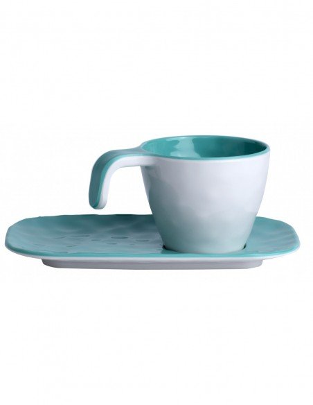 Taza espresso turquesa