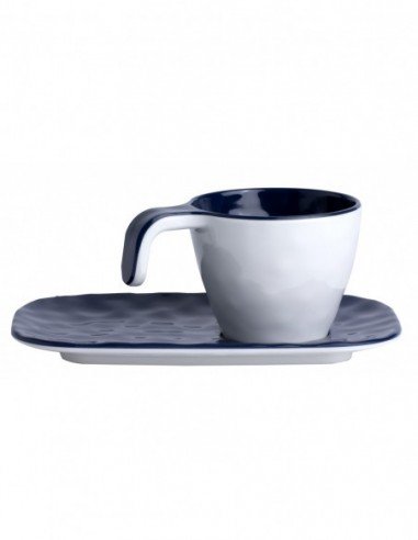 Set de 6UND de tazas espresso azul 