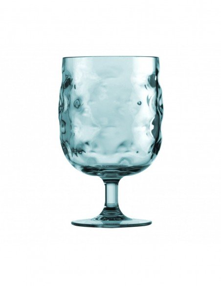 Copa de vino cristalina celeste Copa de vino cristalina celeste