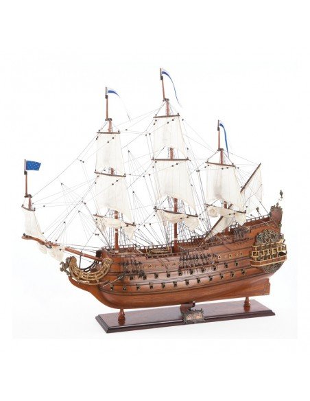 Maqueta de galeón del buque francés le Soleil Royal