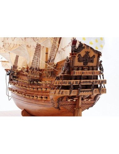 Maqueta de galeón del buque francés le Soleil Royal